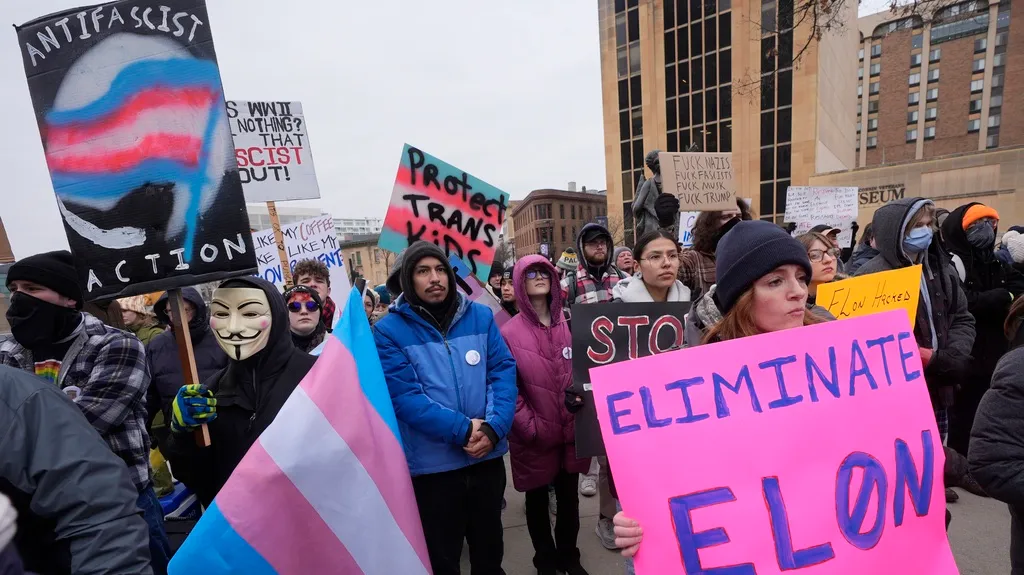 Protesters in Cities Across the US Rally Against Trump's Policies, Project 2025 and Elon Musk