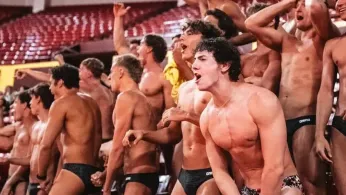 Arizona State Swimmers and Divers Make a Splash with Speedo-Clad Volleyball Pool Party