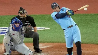 George Springer Drives in Toronto's Lone Run As He Returns for World Series Game 6 Against Dodgers
