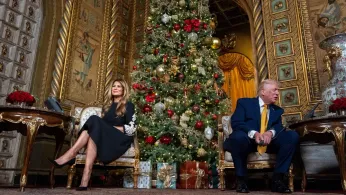 Trump Warns Against Infiltration by a 'Bad Santa,' Defends Coal in Jovial Christmas Calls With Kids